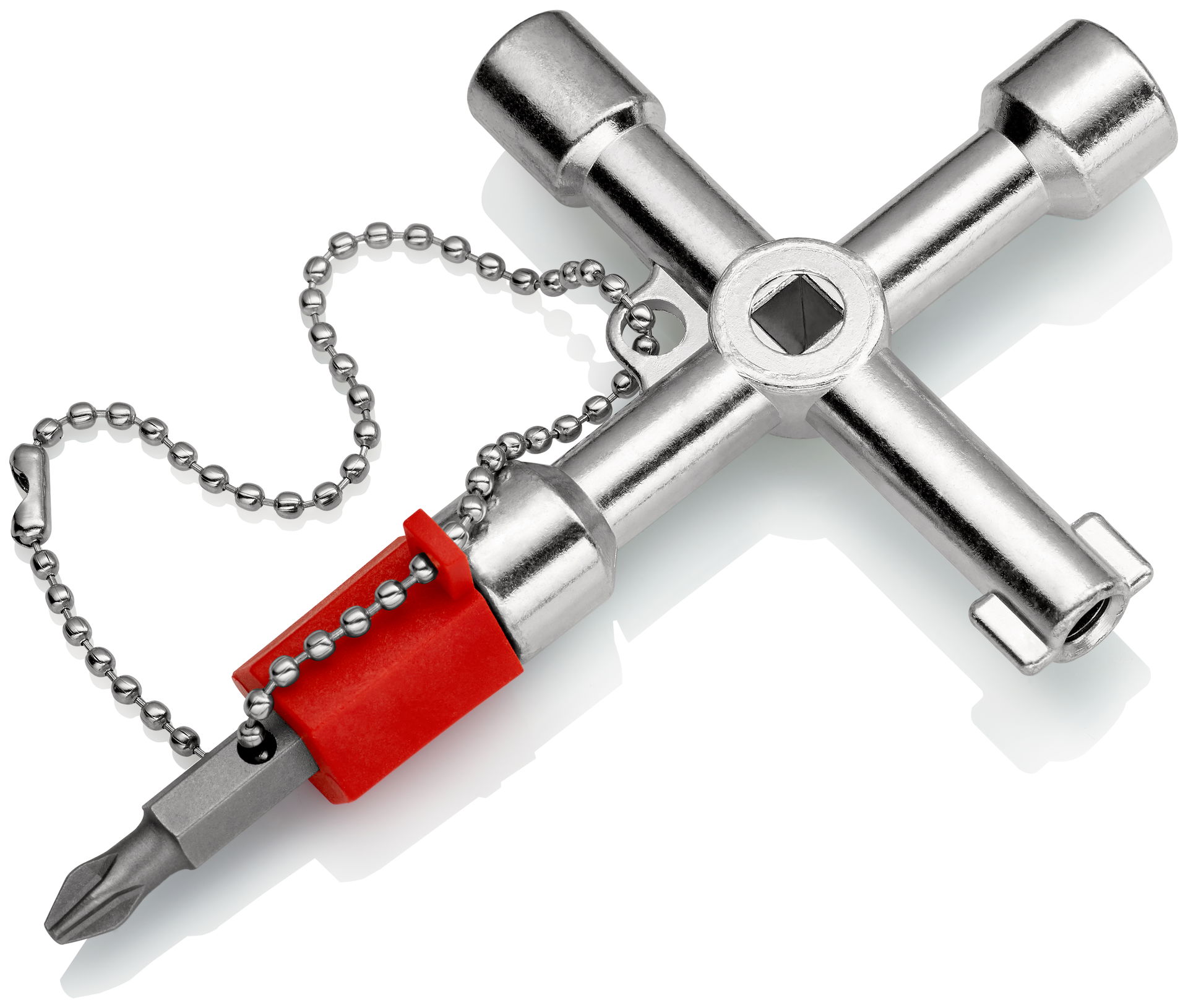KNIPEX 00 11 03 Control Cabinet Key for all standard cabinets and shut-off systems 76 mm – Image 2 of 5