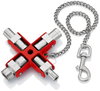 KNIPEX 00 11 06 Universal Key for all standard cabinets and shut-off systems 96 mm
