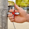 KNIPEX 00 11 06 Universal Key for all standard cabinets and shut-off systems 96 mm