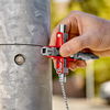 KNIPEX 00 11 06 V01 Universal Key "Construction" for all standard cabinets and shut-off systems 90 mm (self-service card/blister)
