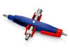 KNIPEX 00 11 07 Pen-Style Control Cabinet Key for all standard cabinets and shut-off systems 145 mm (self-service card/blister)