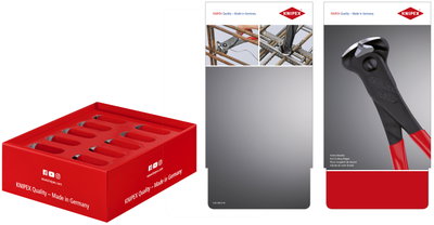 KNIPEX 00 18 01 V10 LE Counter Display empty for 10 x 68 01 200