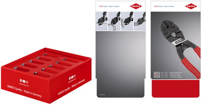 KNIPEX 00 18 01 V16 LE Counter Display empty for 10 x 71 01 200