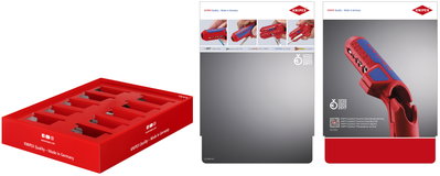KNIPEX 00 18 01 V27 LE Counter Display empty for 10 x 16 95 01 SB
