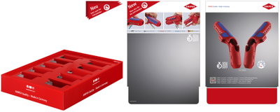 KNIPEX 00 18 01 V31 LE Counter Display empty for 6 x 16 95 01 SB / 4 x 16 95 02 SB