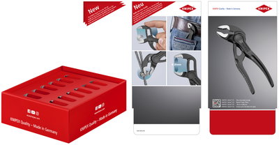 KNIPEX 00 18 01 V39 LE Counter Display empty for 10 x 87 00 100