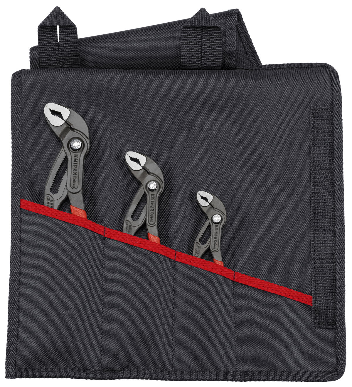 KNIPEX 00 19 55 S8 Cobra® Set 1 x 87 01 125, 1 x 87 01 180, 1 x 87 01 250 330 mm