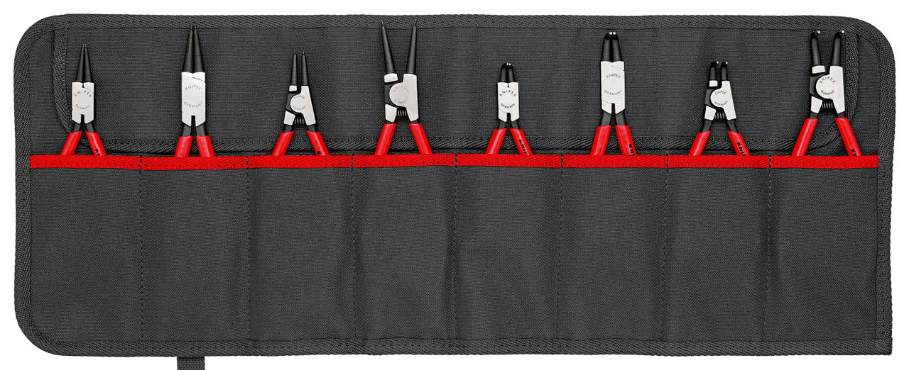 KNIPEX 00 19 58 V01 Set of Circlip Pliers 8 parts 