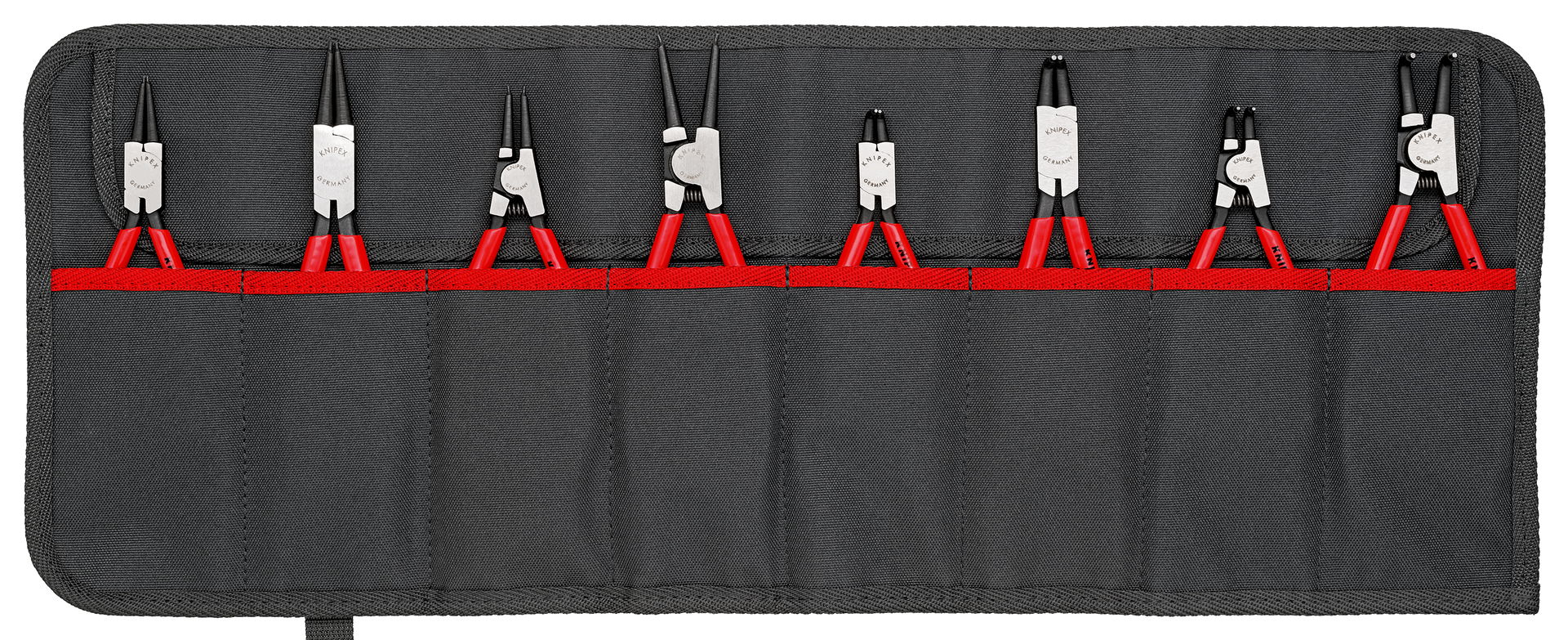 KNIPEX 00 19 58 V01 Set of Circlip Pliers 8 parts 