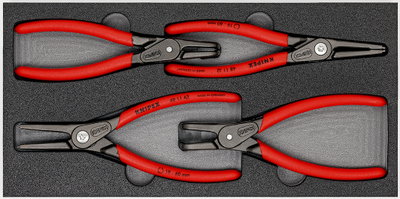 KNIPEX 00 20 01 V09 Set of pliers in a foam tray