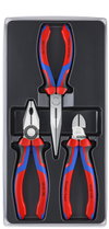 KNIPEX 00 20 11 Assembly Set 1 x 03 02 180, 1 x 26 12 200, 1 x 70 02 160 