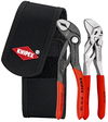 KNIPEX 00 20 72 V04 Mini pliers set in belt tool pouch 1 x 86 03 125, 1 x 87 01 125 (self-service card/blister)