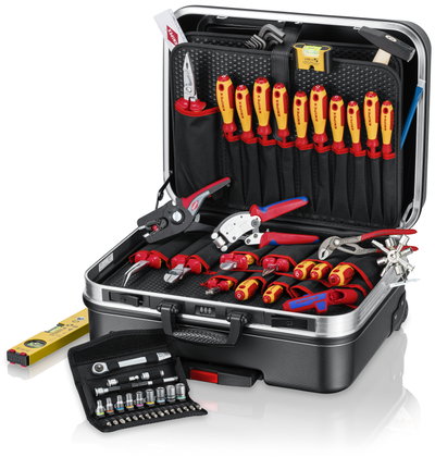 KNIPEX 00 21 06 Tool Case "BIG Basic Move" ElectricPlus 68 parts