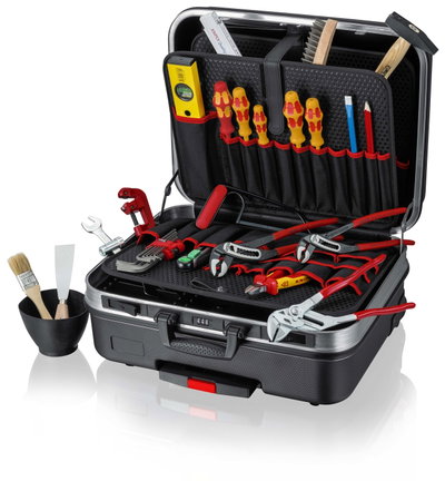 KNIPEX 00 21 06 HK S Tool Case "BIG Basic Move" Plumbing 23 parts