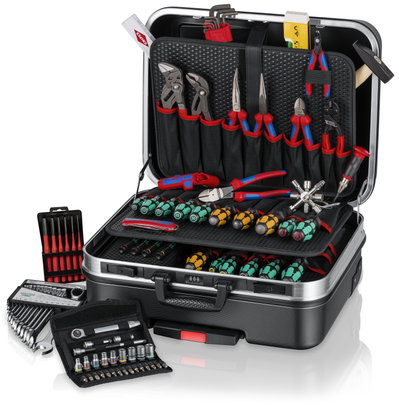 KNIPEX 00 21 06 M Tool Case “BIG Basic Move” Mechanic 90 parts