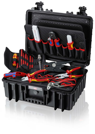 KNIPEX 00 21 35 Tool Case "Robust23" Electric 8 parts