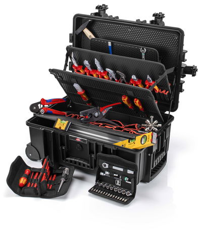 KNIPEX 00 21 37 Tool Case "Robust45 Move" Electric 20 parts