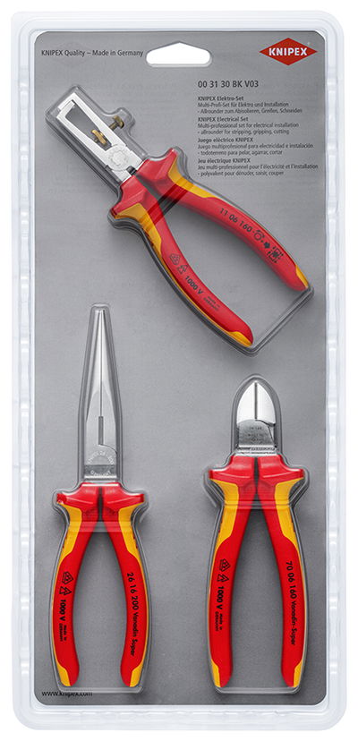 KNIPEX 00 31 30 BK V03 Electrical Set