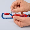 KNIPEX 00 50 03 T BK Carabiner 2 pieces (self-service card/blister)