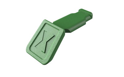 KNIPEX 00 61 10 CG ColorCode Clips green (10 pieces) 21 mm