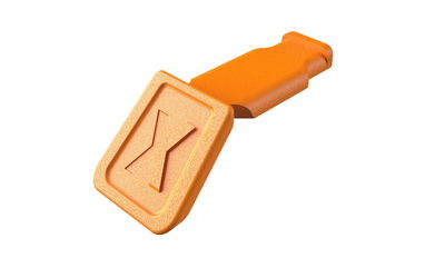 KNIPEX 00 61 10 CO ColorCode Clips orange (10 pieces) 21 mm