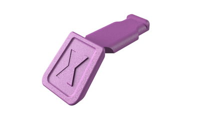 KNIPEX 00 61 10 CV ColorCode Clips purple (10 pieces) 21 mm