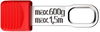 KNIPEX 00 62 10 TR TetheredTool Clips red (10 pieces) 30 mm