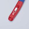 KNIPEX 00 63 06 TCR TetheredTool Clips + ColorCode Clips red, 3 pieces each 122 mm