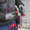 KNIPEX 00 62 10 TR TetheredTool Clips red (10 pieces)  30 mm