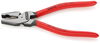 KNIPEX 02 01 180 High Leverage Combination Pliers plastic coated black atramentized 180 mm