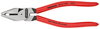 KNIPEX 02 01 180 High Leverage Combination Pliers with plastic coating black atramentized 180 mm