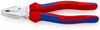 KNIPEX 02 05 200 High Leverage Combination Pliers with multi-component grips chrome-plated 200 mm