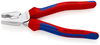 KNIPEX 02 05 200 High Leverage Combination Pliers with multi-component grips chrome-plated 200 mm