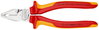 KNIPEX 02 06 180 High Leverage Combination Pliers insulated with multi-component grips, VDE-tested chrome-plated 180 mm