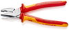 KNIPEX 02 06 225 High Leverage Combination Pliers insulated with multi-component grips, VDE-tested chrome-plated 225 mm
