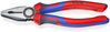 KNIPEX 03 02 200 SB Combination Pliers with comfort handles black atramentized 200 mm