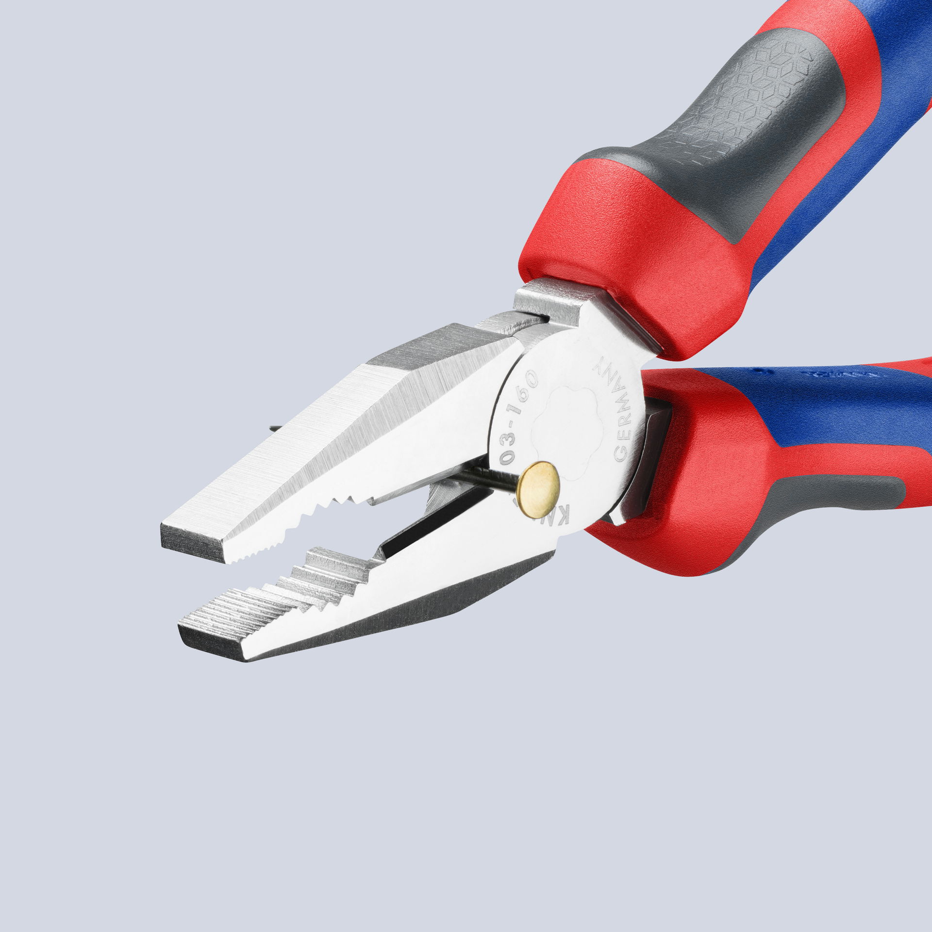 KNIPEX 03 05 160 Combination Pliers with comfort handles chrome-plated 160 mm – Image 2 of 5