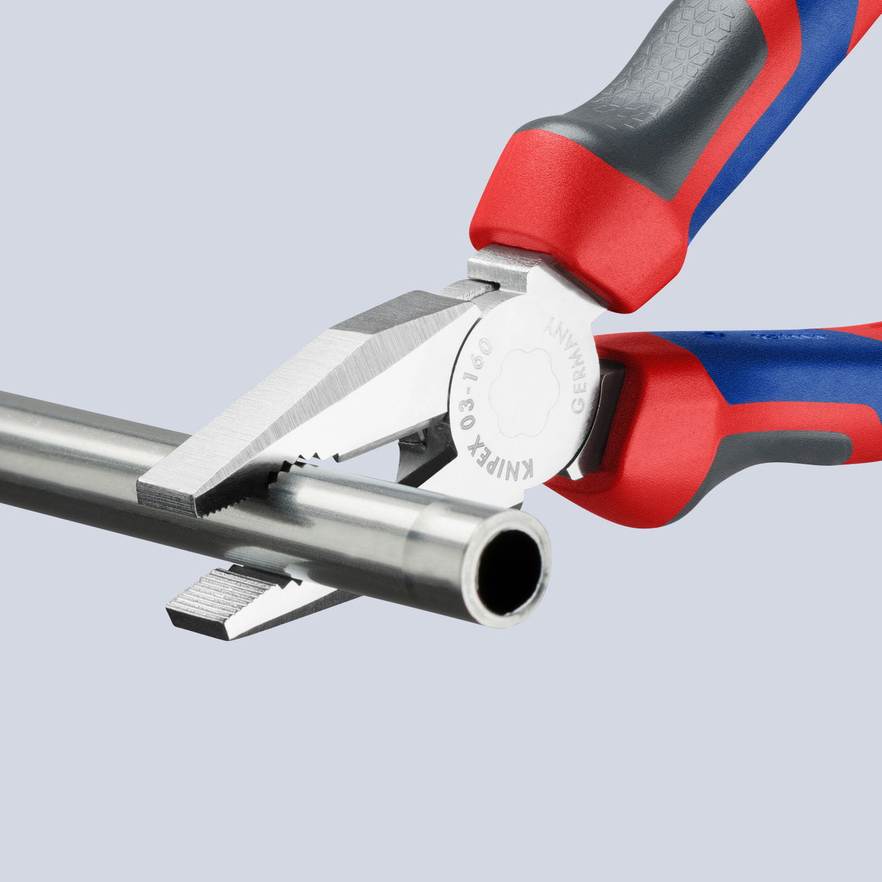 KNIPEX 03 05 160 Combination Pliers with comfort handles chrome-plated 160 mm – Image 3 of 5