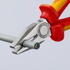 KNIPEX 03 06 200 SB Combination Pliers insulated with multi-component grips, VDE-tested chrome-plated 200 mm