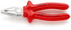 KNIPEX 03 07 180 Combination Pliers with dipped insulation, VDE-tested chrome-plated 180 mm