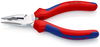 KNIPEX 08 25 145 Needle-Nose Combination Pliers with multi-component grips chrome-plated 145 mm