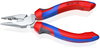 KNIPEX 08 25 145 Needle-Nose Combination Pliers with comfort handles chrome-plated 145 mm