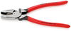 KNIPEX 09 01 240 Lineman's Pliers American style with non-slip plastic coating black atramentized 240 mm