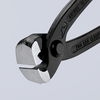 KNIPEX 10 98 I220 SB Ear Clamp Pliers plastic coated black atramentized 220 mm (self-service card/blister)