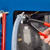 KNIPEX 10 98 I220 SB Ear Clamp Pliers plastic coated black atramentized 220 mm (self-service card/blister)