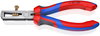 KNIPEX 11 02 160 SB Insulation Stripper with opening spring, universal with comfort handles black atramentized 160 mm