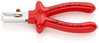 KNIPEX 11 07 160 Insulation Stripper with opening spring, universal with dipped insulation, VDE-tested chrome-plated 160 mm