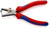 KNIPEX 11 12 160 Insulation Stripper universal with multi-component grips black atramentized 160 mm