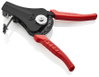 KNIPEX 12 11 180 Insulation Stripper with adapted blades with plastic grips black lacquered 180 mm