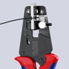 KNIPEX 12 12 06 Precision Insulation Stripper with adapted blades with multi-component handles burnished 195 mm